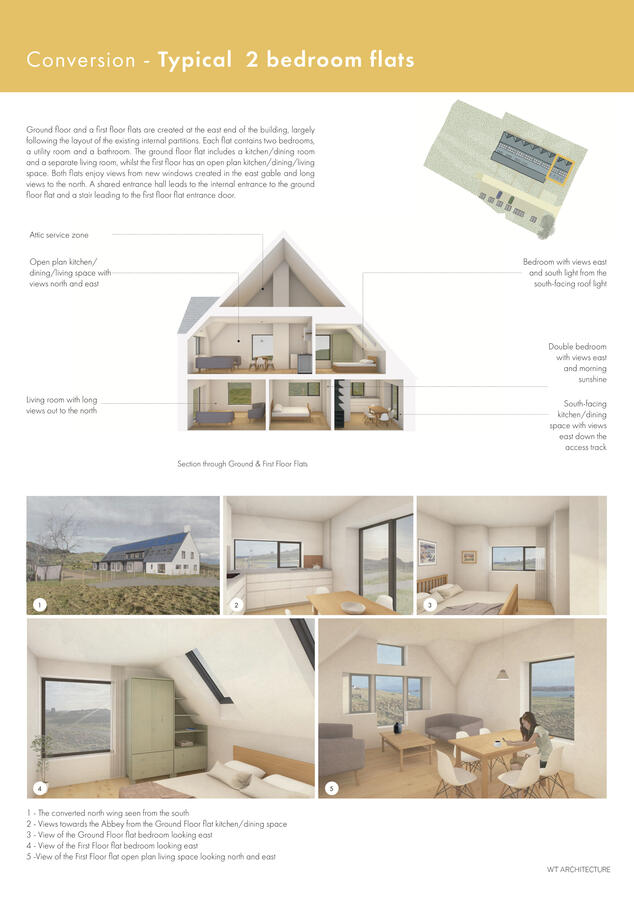 Conversion - Typical 2 bedroom flats
